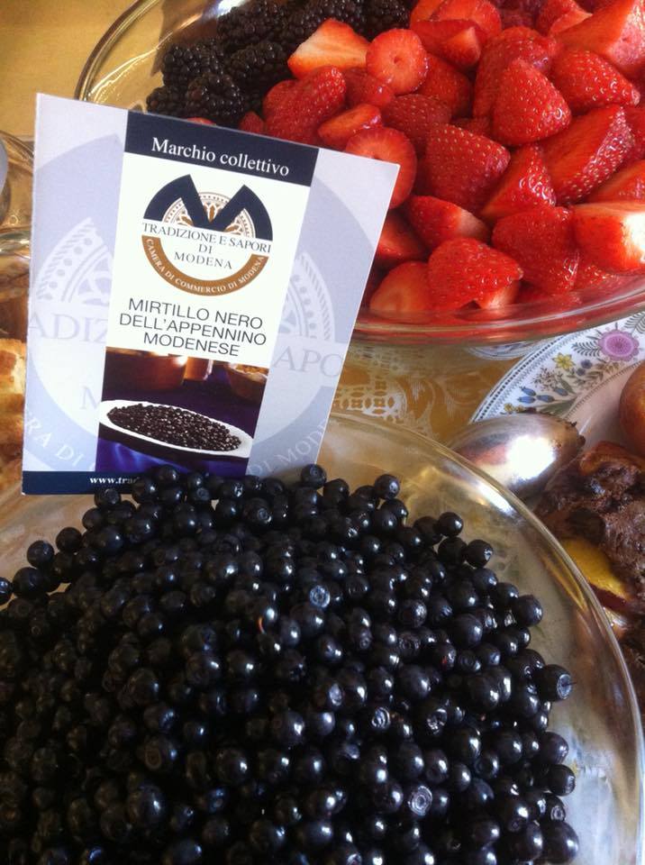 mirtillo nero dell appennino modenese crostata panna ristorante quercia di rosa modena ricetta